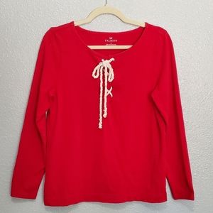 100% cotton top by Talbots, size M
